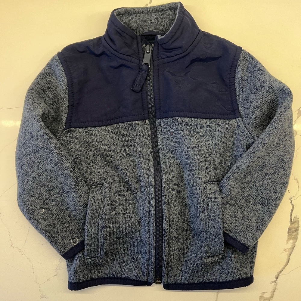 The Children's Place Navy and Gray Kids Jacket